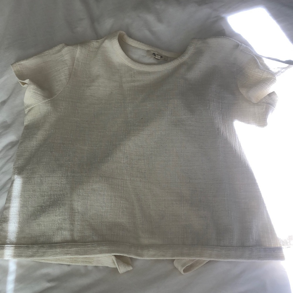 Open back madewell top